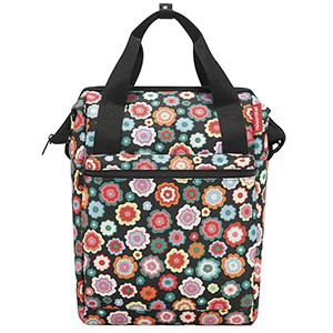 KLICKfix FAHRRADTASCHE ROOMY GT HAPPY FLOWERS