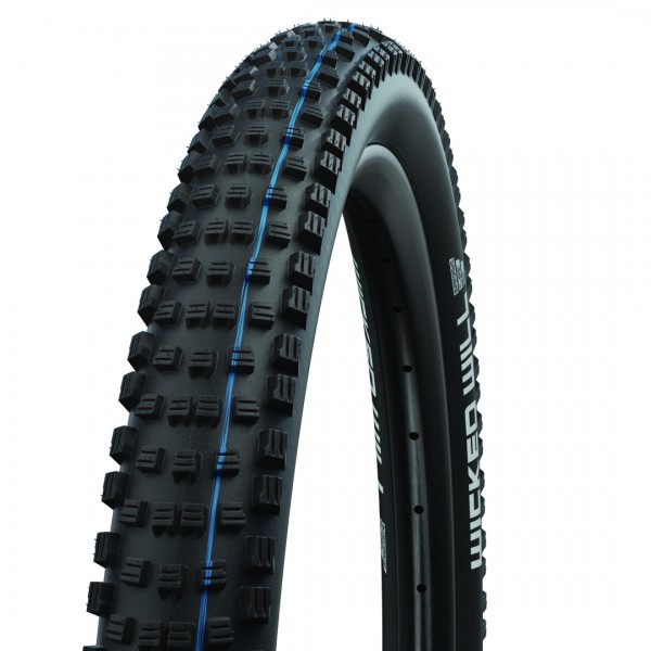 SCHWALBE Fahrradreifen Wicked Will HS 614 27,5 Zoll | ETRTO: 65-584 | Falt | SnakeSkin | schwarz Sna