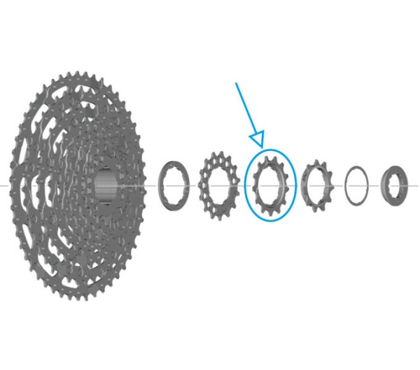 SHIMANO FAHRRADRITZEL CS-LG600 13Z