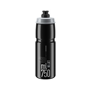 ELITE JET FAHRRADFLASCHE SCHWARZ/GRAU 750 ML