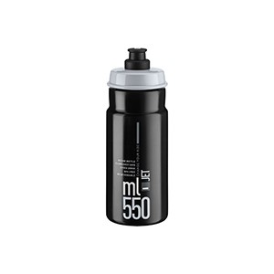 ELITE JET FAHRRADFLASCHE SCHWARZ/GRAU 550 ML