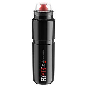 ELITE FLY MTB FAHRRADFLASCHE SCHWARZ/ROT 950 ML