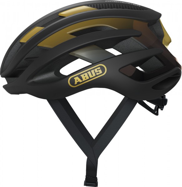 ABUS Fahrradhelm AirBreaker black gold L