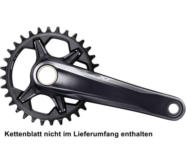 SHIMANO FAHRRADKURBELGARNITUR DEORE XT FC-M8120-1 165 mm