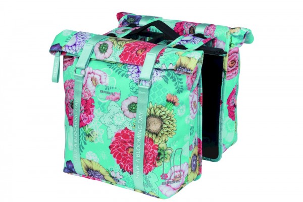 BASIL Doppelpacktasche Bloom Field MIK Befestigung: MIK | sky blue