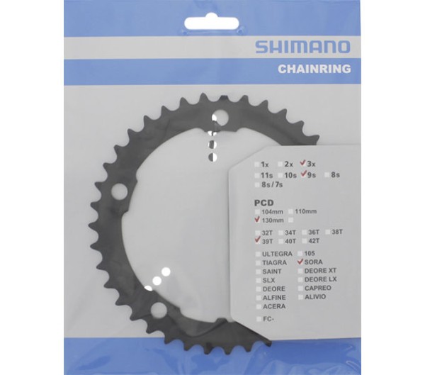 SHIMANO FAHRRADKETTENBLATT 39Z SCHWARZ FC-35