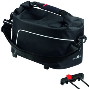 KLICKfix FAHRRAD-GEPÄCKTRÄGERTASCHE RACKPACK WATERPROOF SCHWRZ FÜR RACKTIME