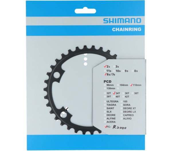 SHIMANO FAHRRADKETTENBLATT CLARIS FC-R2000 34T