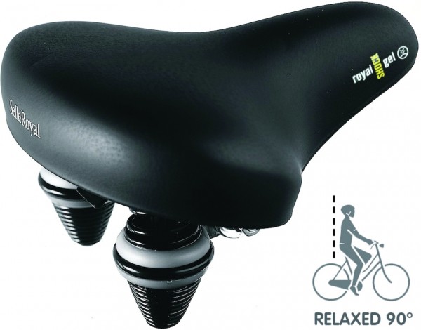 Selle Royal City Sattel Unisex | Relaxed | schwarz