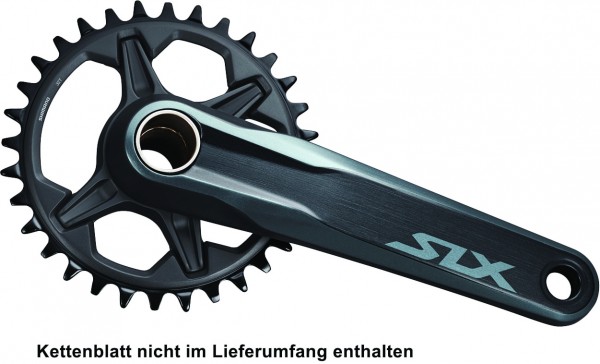 SHIMANO Kurbelarmsatz SLX FCM71001 Hollow. II schwarz | Kurbellänge: 175 mm | Für Lagerschalen: BB-M